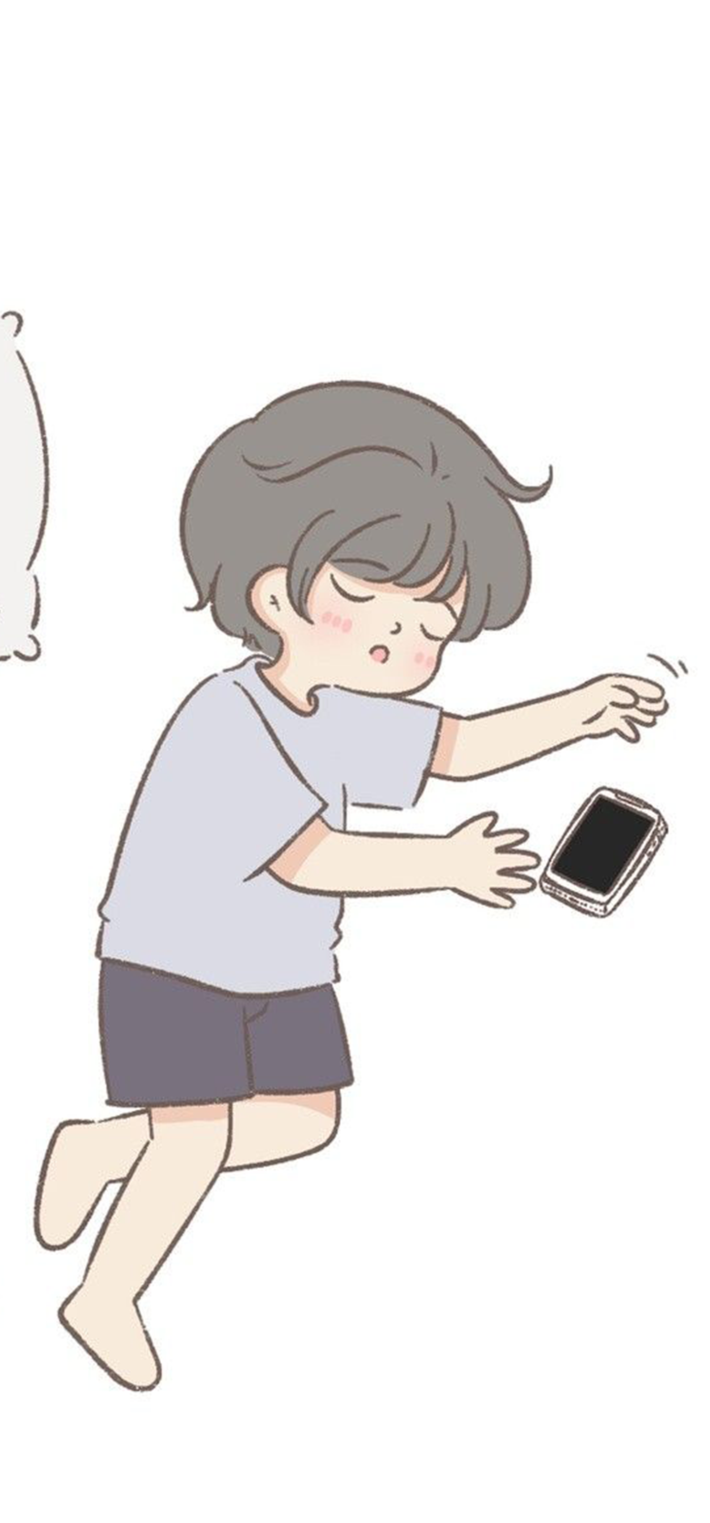 cute cuple sleeping with phone (His)